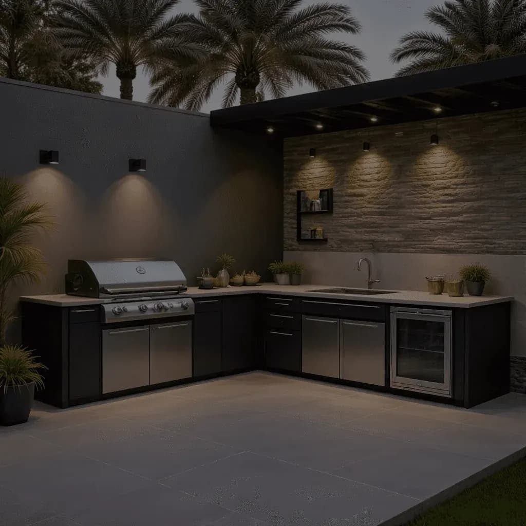 Cocina exterior instalada por BeIn en Tarragona