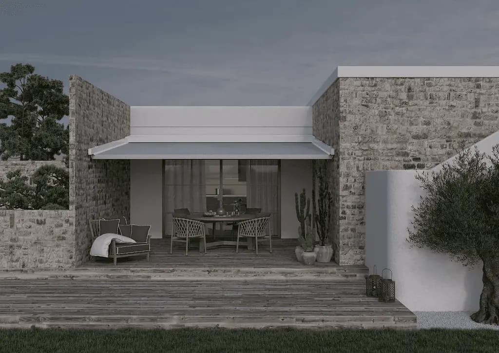 Pérgola tensada instalada por BeIn en Tarragona